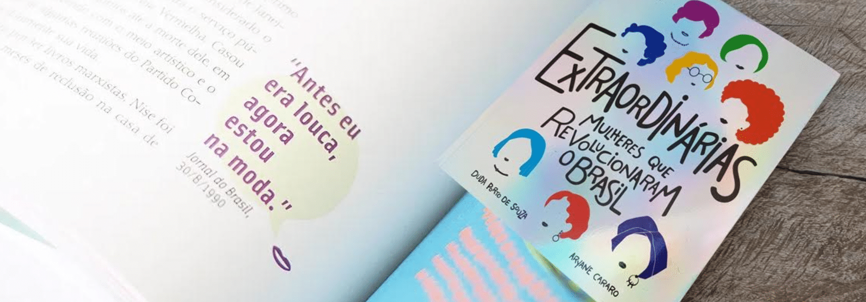 livro escrito por empreendedora sobre mulheres que revolucionaram o brasil