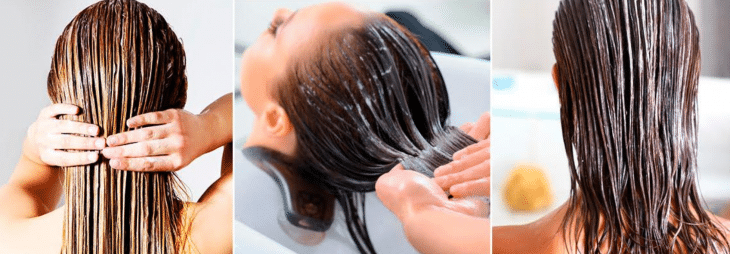 mulheres hidratando os cabelos