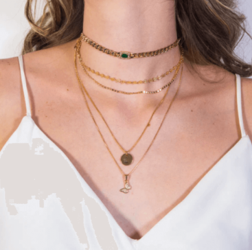 Mix de colares com chockers