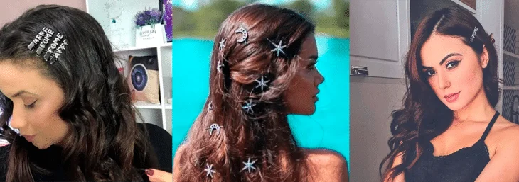 Tendências de presilhas de cabelo